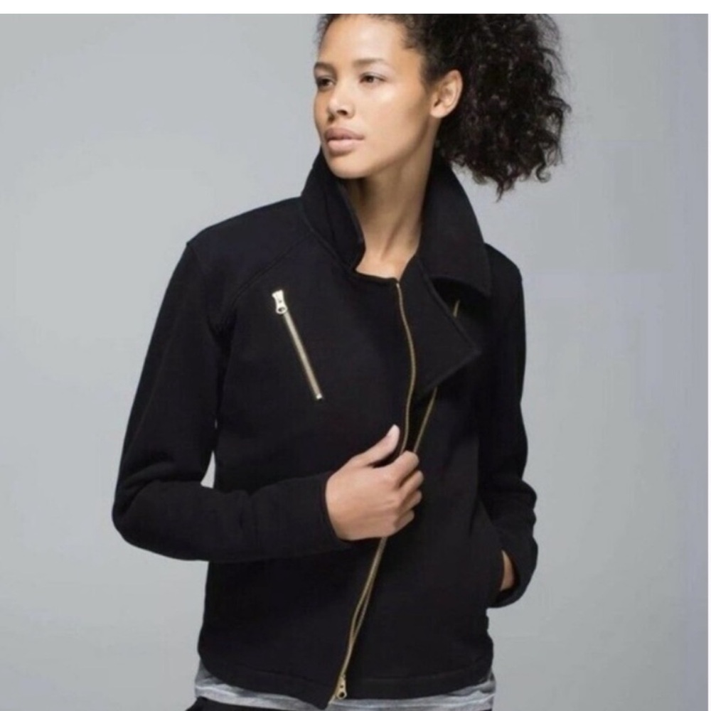 Lululemon Lab Shadow Jacket Size 4 women'ss Black Jacket
